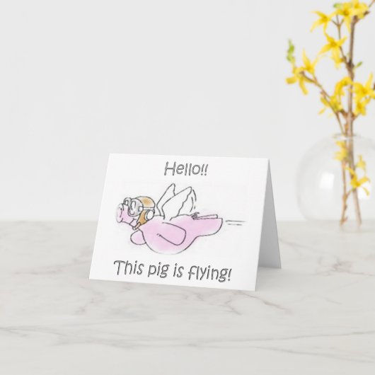 De Kaart van de Nota van de Vlieg van varkens (Gele Bloem)