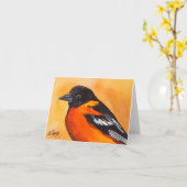 De Kaart van de Nota van de Vogel van Baltimore (Gele Bloem)