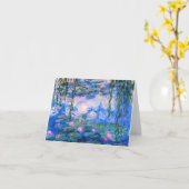 De Kaart van de Nota van de Waterlelies van Monet (Gele Bloem)