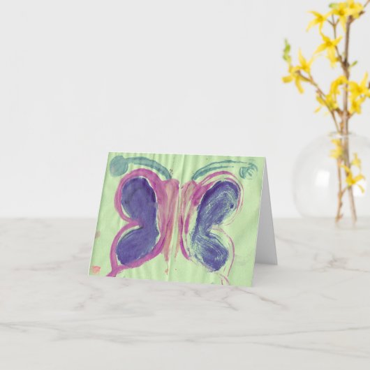 De kaart van de Nota van de Waterverf van de (Gele Bloem)