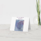 De kaart van de Nota van de Waterverf van de (Achterkant)