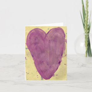 De Kaart van de Nota van de Waterverf van Purple