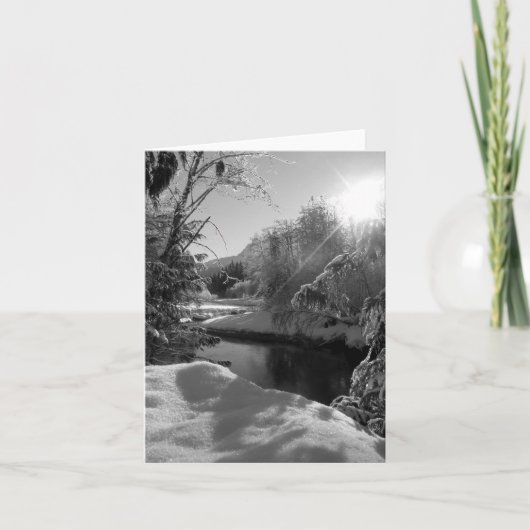 De Kaart van de Nota van de Zon van de winter, (Voorkant)