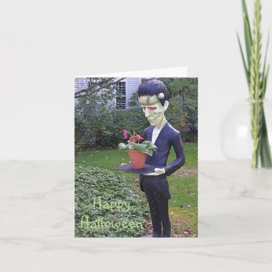 De Kaart van de Nota van Halloween van (Voorkant)