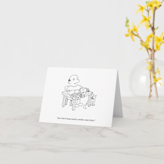 De Kaart van de Nota van het Blok van de schrijver (Gele Bloem)