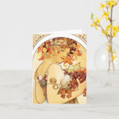 De Kaart van de Nota van het "Fruit" van Alphonse (Gele Bloem)