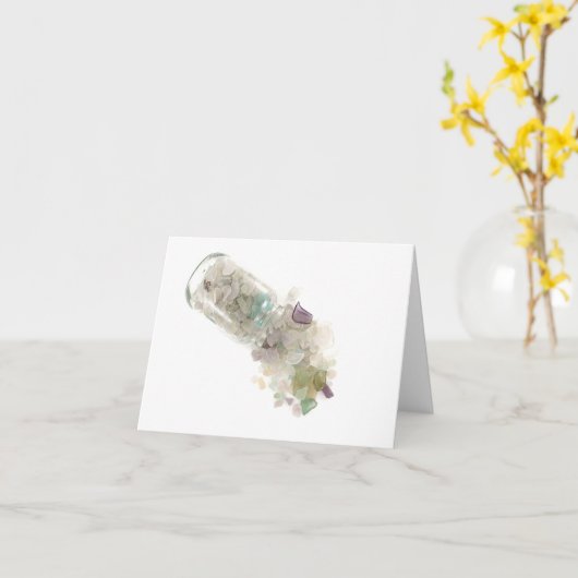 De Kaart van de Nota van het Glas van het zee (Gele Bloem)