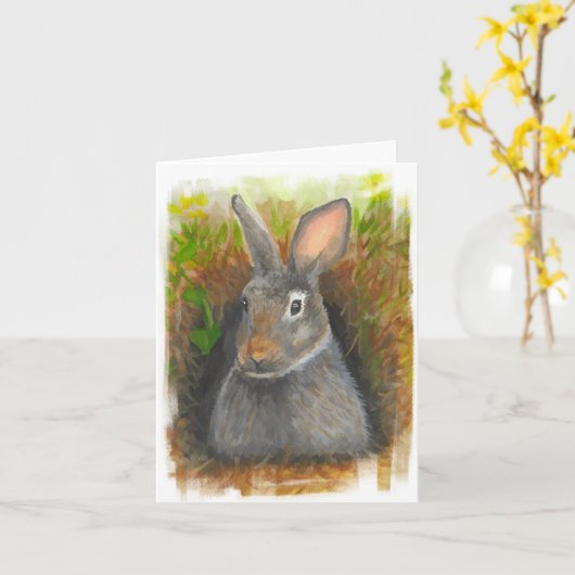 De Kaart van de Nota van het Konijn van de (Gele Bloem)