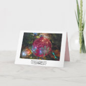 De Kaart van de Nota van het Ornament van Kerstmis (Achterkant)