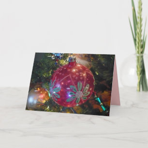 De Kaart van de Nota van het Ornament van Kerstmis