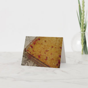 De Kaart van de Nota van het Recept van de Cake