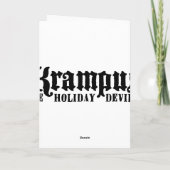 De Kaart van de Nota van Krampus (Achterkant)