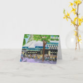 DE KAART VAN DE NOTA VAN LES DEUX MAGOTS PARIJS (Gele Bloem)