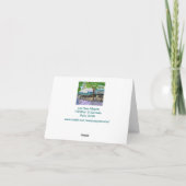 DE KAART VAN DE NOTA VAN LES DEUX MAGOTS PARIJS (Achterkant)