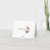 De Kaart van de Nota van Oklahoma Redbud (Achterkant)