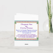 De Kaart van de Nota van Ospreys (Achterkant)