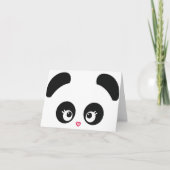 De Kaart van de Nota van Panda® van de liefde (Voorkant)