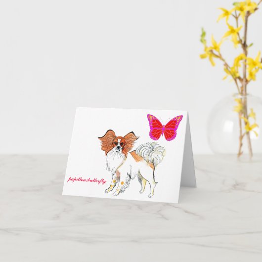 De Kaart van de Nota van Papillon van de Engelen (Gele Bloem)