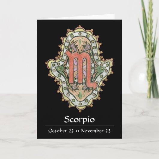 De Kaart van de Nota van Schorpioen Khamsa (Voorkant)