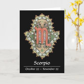 De Kaart van de Nota van Schorpioen Khamsa (Gele Bloem)