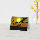 de Kaart van de Nota van Siluetts van de fee (Gele Bloem)