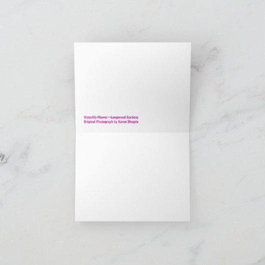 De Kaart van de Nota van Waterlily (Binnen)