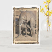 De Kaart van de olifant en van het Kalf (het Lijst (Gele Bloem)