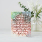 De Kaart van de Omsluiting van de bruiloft in Roze (Staand voorkant)