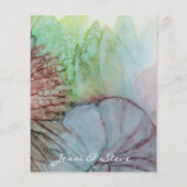 De Kaart van de Omsluiting van de bruiloft in Roze (Achterkant)