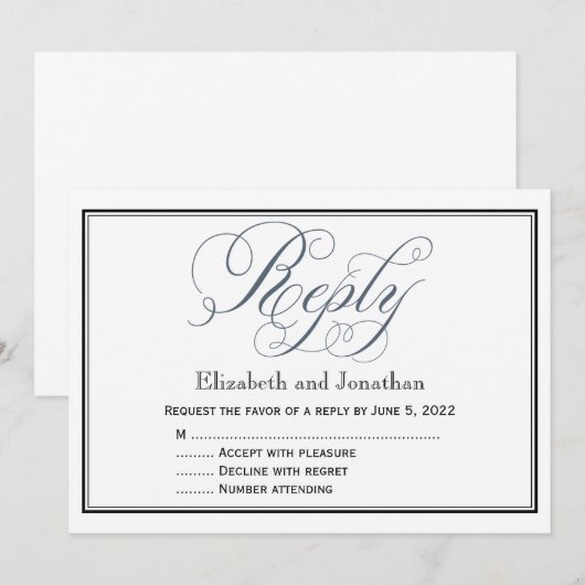 De Kaart van de Omsluiting van de Vergroting Blauw (Voorkant / Achterkant)