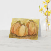 De Kaart van de Oogst van de pompoen (Gele Bloem)