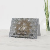 De Kaart van de paardebloem (Achterkant)