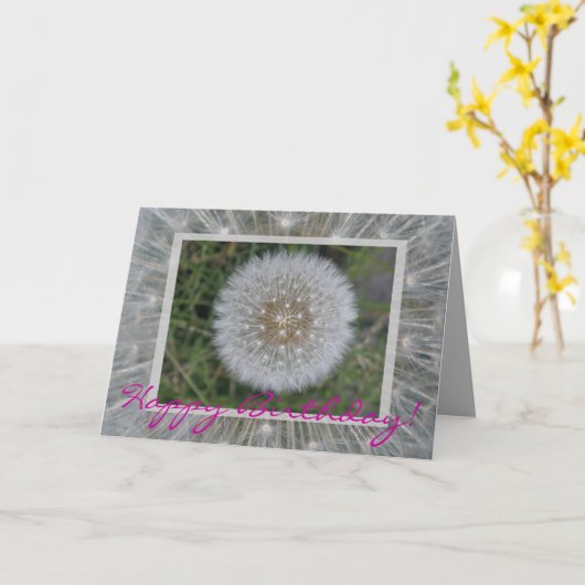 De Kaart van de paardebloem (Gele Bloem)