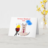 De Kaart van de Papa van de Duitse herder (Gele Bloem)