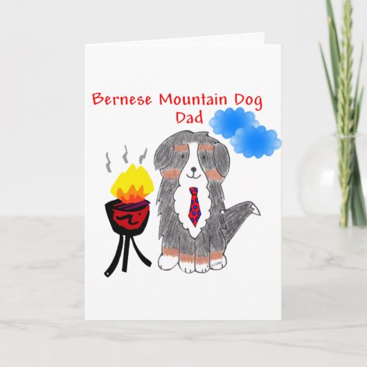De Kaart van de Papa van de Hond van de Berg van (Voorkant)
