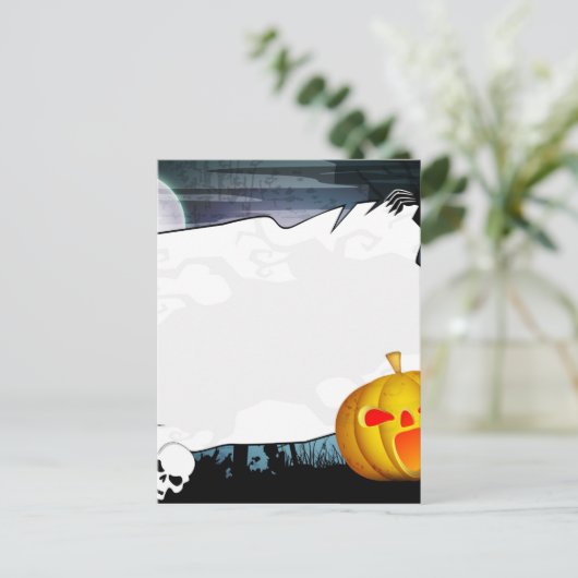 De Kaart van de Partij van Halloween (Staand voorkant)