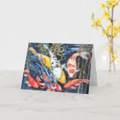 De Kaart van de Partij van Koi van PMACarlson (Gele Bloem)