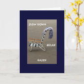 De kaart van de pensionering (Gele Bloem)