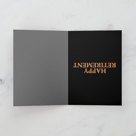 De kaart van de Pensionering van de knuppel (Binnen)