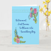 De Kaart van de Pensionering van het Blooming in B (Gele Bloem)