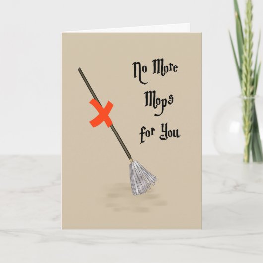 De Kaart van de pensionering voor Portier met (Voorkant)