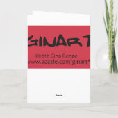 De Kaart van de Pictogrammen van Kerstmis - Mary (Achterkant)