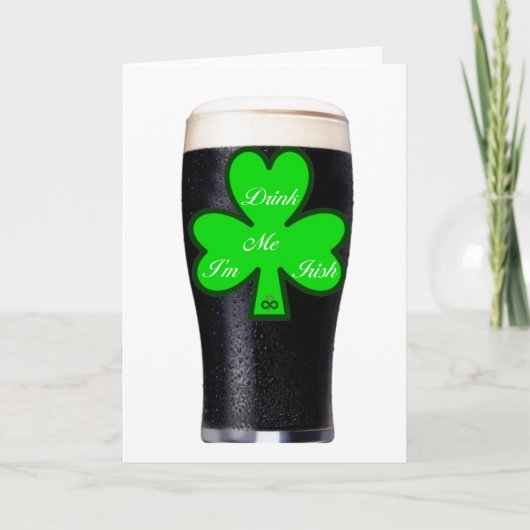 De Kaart van de Pint van Guiness (Voorkant)