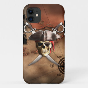 De Kaart van de piraat iPhone 11 Hoesje