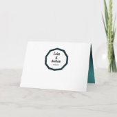 De kaart van de plaats| Elegant (Achterkant)