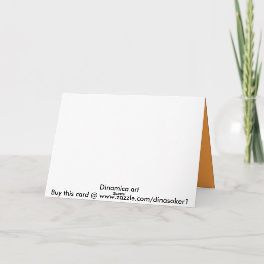 De kaart van de pompoen met uw fotoxoxoxo (Achterkant)