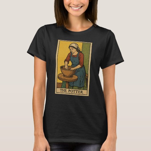 De kaart van de Potter Tarot T-shirt (Voorkant)