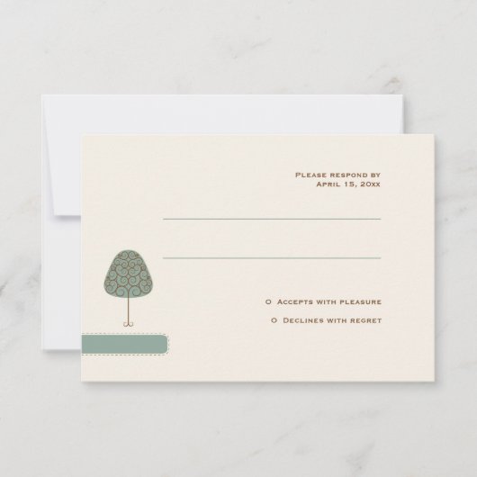 De Kaart van de Reactie van de Boom van Swirly (Voorkant)