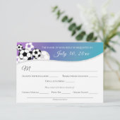 De Kaart van de Reactie van de Voetbal met Keuze v (Staand voorkant)