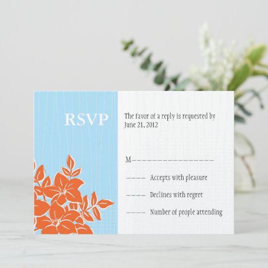 De Kaart van de Reactie van het sinaasappel en van (Staand voorkant)